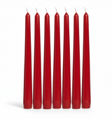 Red Dinner Candle 24cm  (single/case 100)