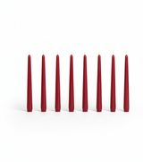 Wine Red Dinner Candle 24cm  (single/case 100)