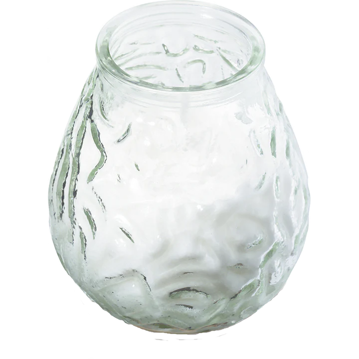 White Lowboy Candle