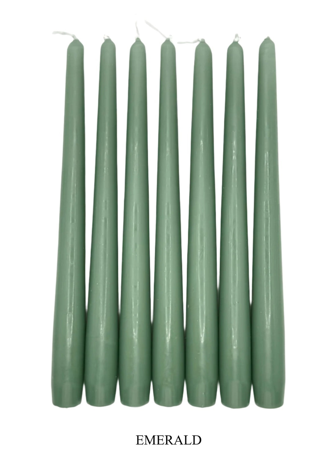 Emerald Dinner Candle 10" (Single/Case 100)