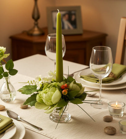Peony Bell Flower Candle Ring