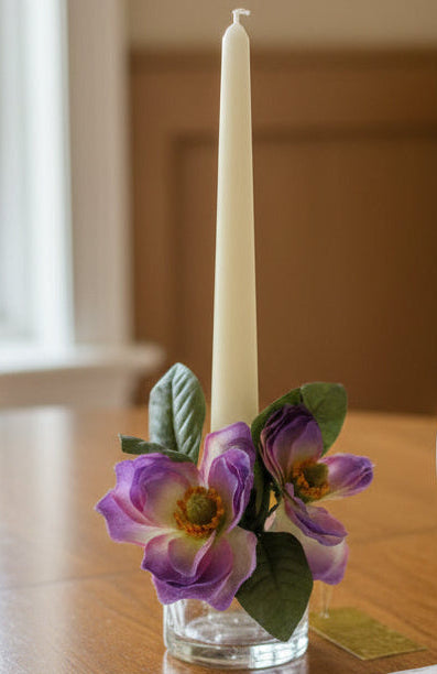 Lavender Magnolia Candle Ring