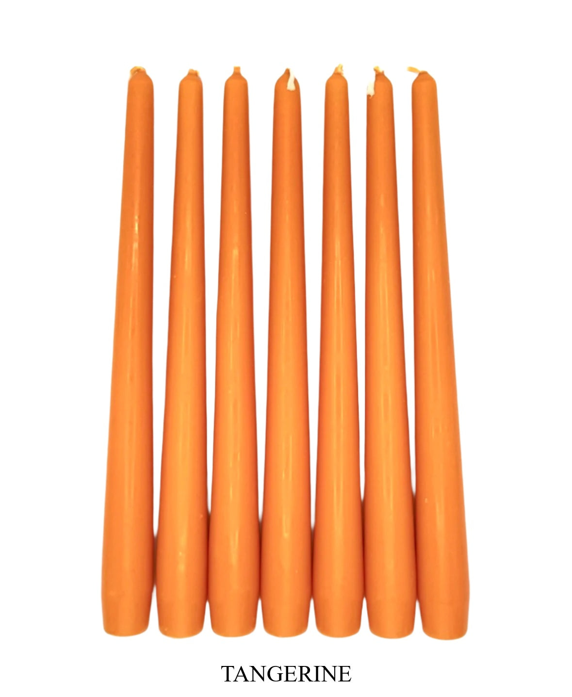 Tangerine Dinner Candle 23 cm high (single/Case 100)