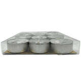 Pack 9 Silver Glitter T-Lights