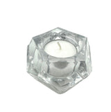 Crystal Style Tea Light Holder Single