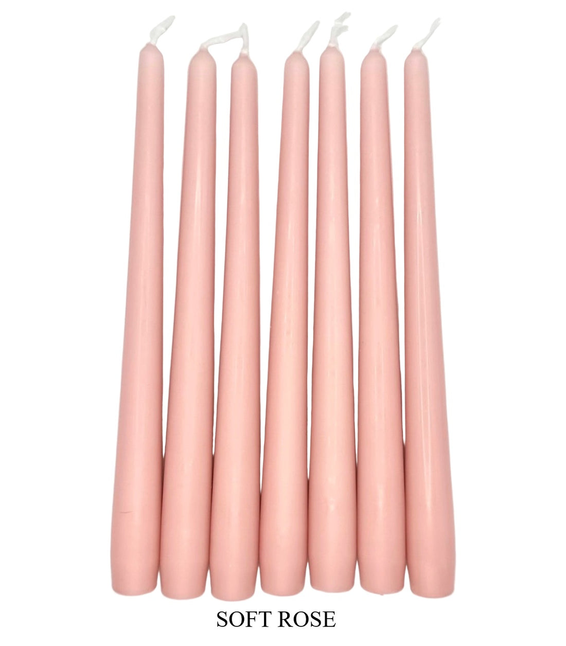 Soft Rose Dinner Candle 10" (Single/Case 100)