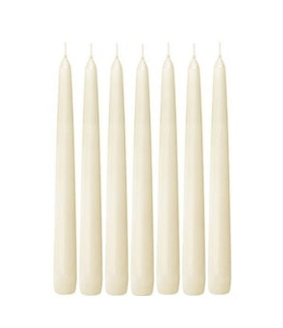 Ivory Dinner Candle 24cm (single/case100)
