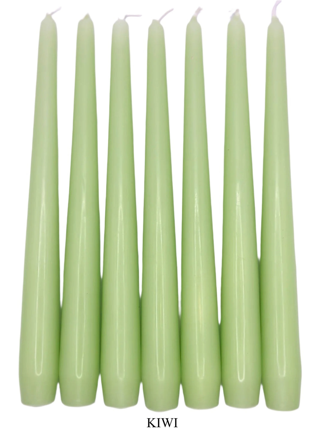 Kiwi Dinner Candle 23cm high (single/Case 100)