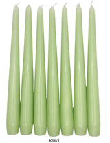 Kiwi Dinner Candle 23cm high (single/Case 100)