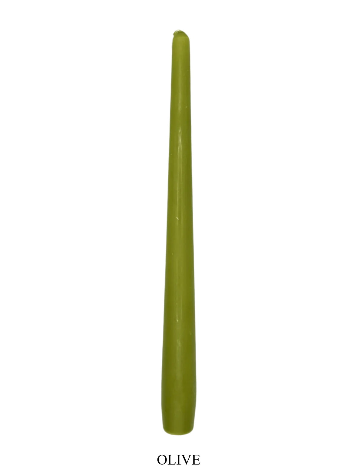 Olive Dinner Candle 10" (single/case 100)