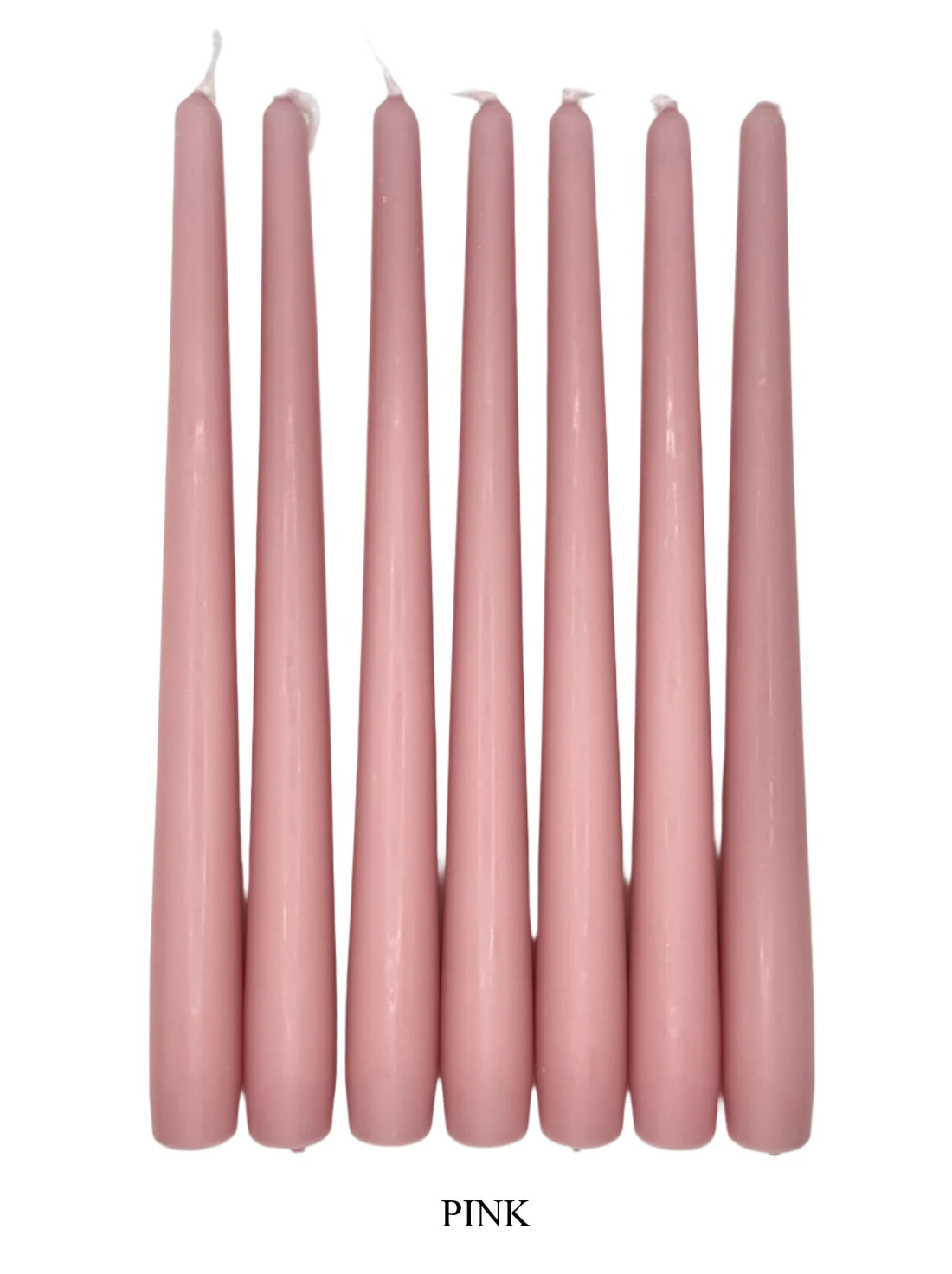 Pink dinner Candle 10" (single/case 100)