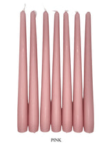 Pink dinner Candle 10" (single/case 100)