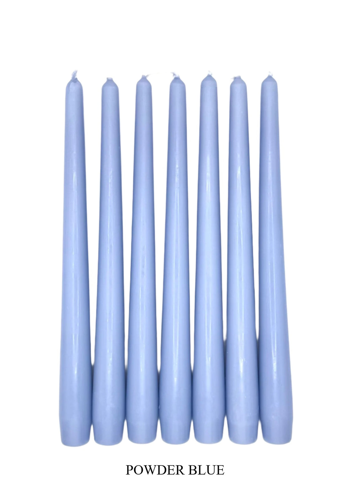 Powder Blue Dinner Candle 10" (Single/Case 100)