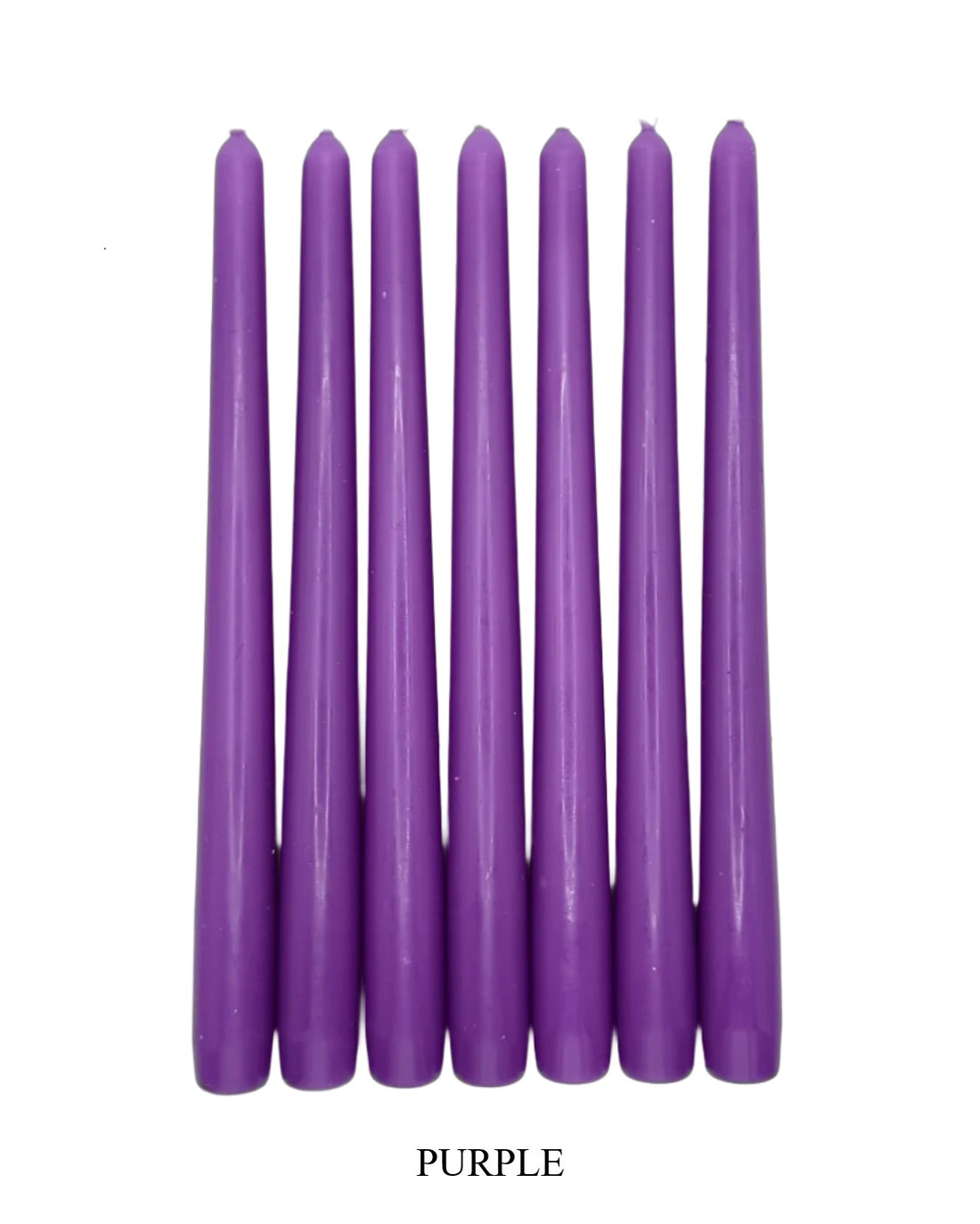 Purple Dinner Candle 10" (Single/Case 100)