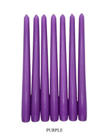 Purple Dinner Candle 10" (Single/Case 100)