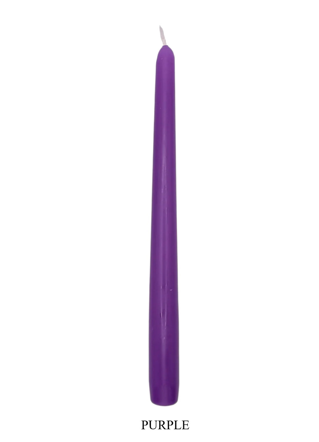 Purple Dinner Candle 10" (Single/Case 100)