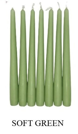 Soft Green Dinner Candle 10" (Single/Case 100)