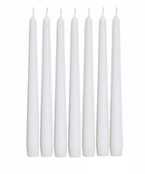White dinner Candle 24cm (single/case 100)