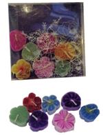 Pack of Small Scented Flower Foating Candles