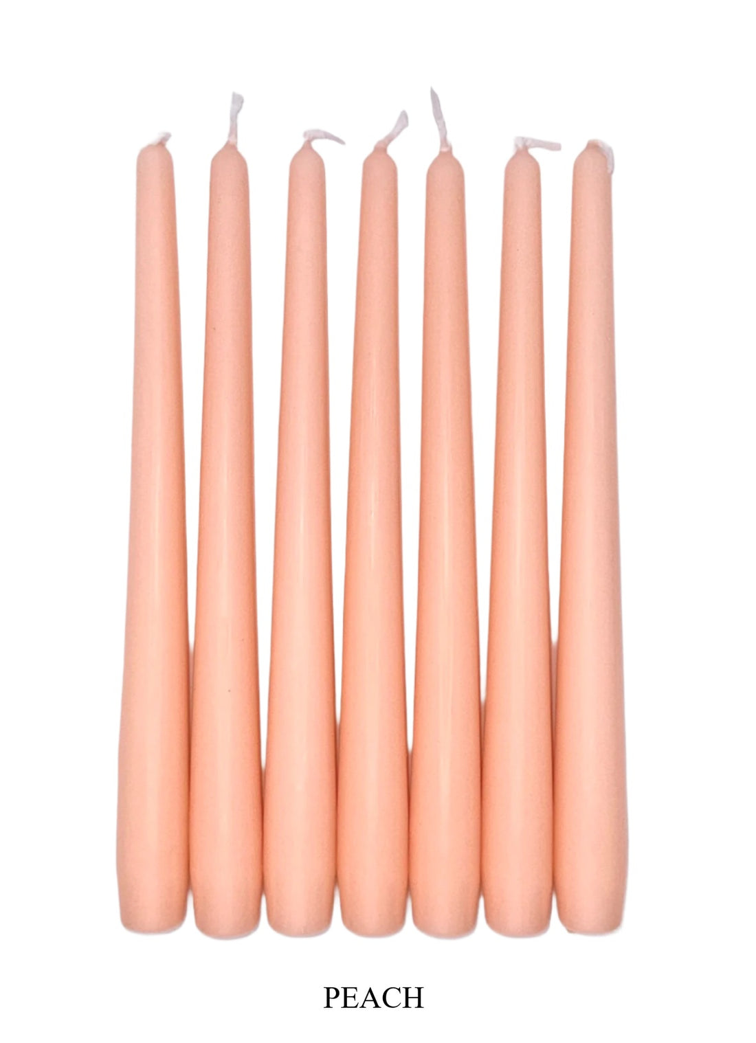 Peach Dinner Candle 10" (single/Case 100)