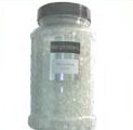Jar of Clear Glass Crystals