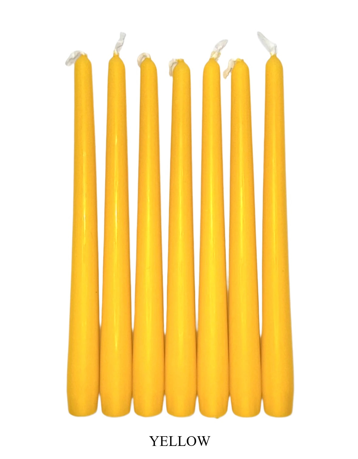 Yellow dinner Candle 10" (single/Case 100)