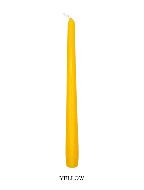Yellow dinner Candle 10" (single/Case 100)